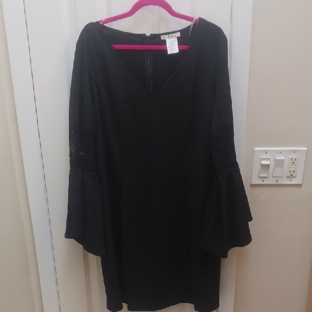 Love Squared Black Long Sleeve Dress - Picture 1 of 8